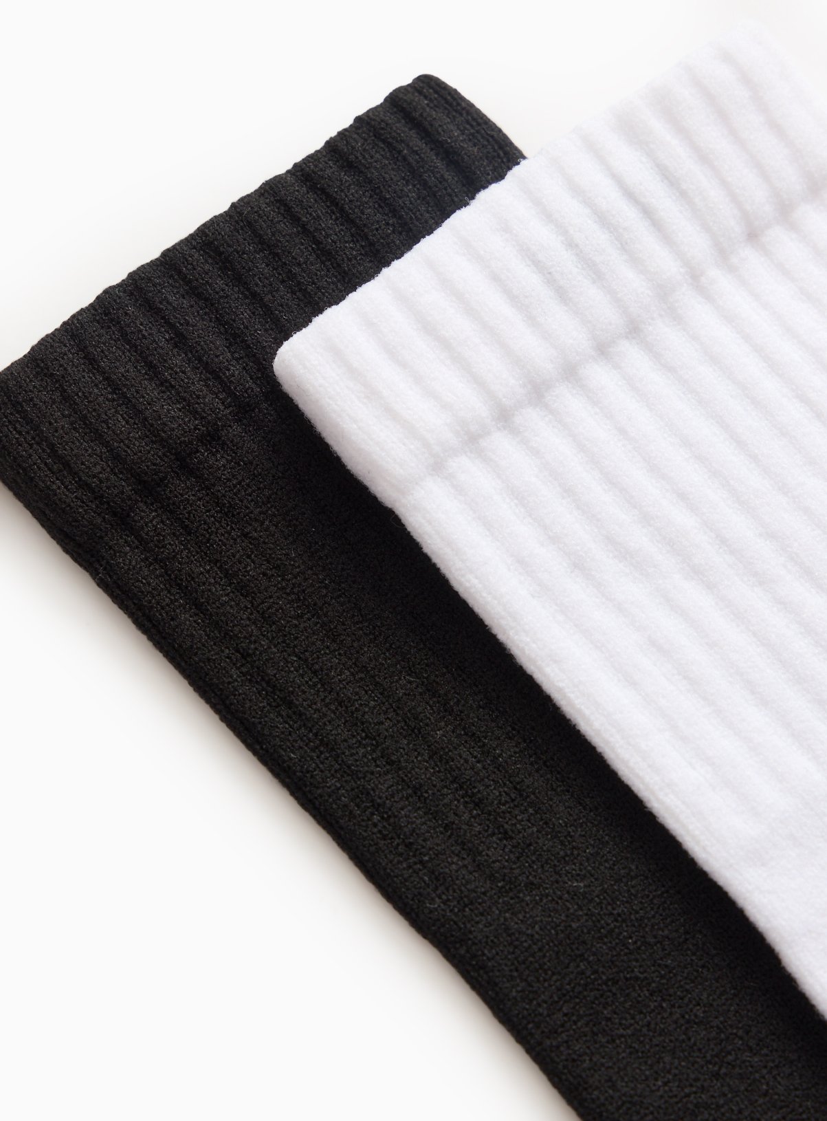 Black & White Football Socks 2 Pack 9-12 Infant - Image 2 thumbnail